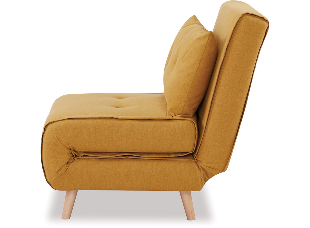 Mustard best sale chair bed